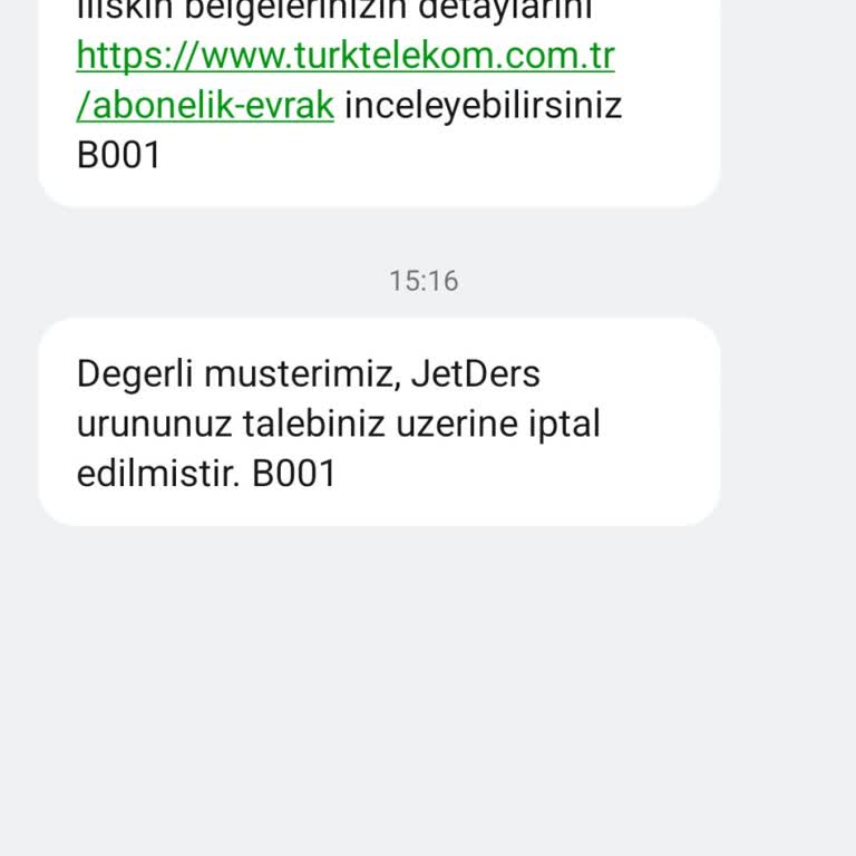 Yanlışlıkla Başlatılan Jet Ders Aboneliği İçin Ücret İadesi Talebi