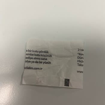 Falim Karpuz Aromalı Sakız Paketinde Eksik Ve Yarım Ürün Şikayeti