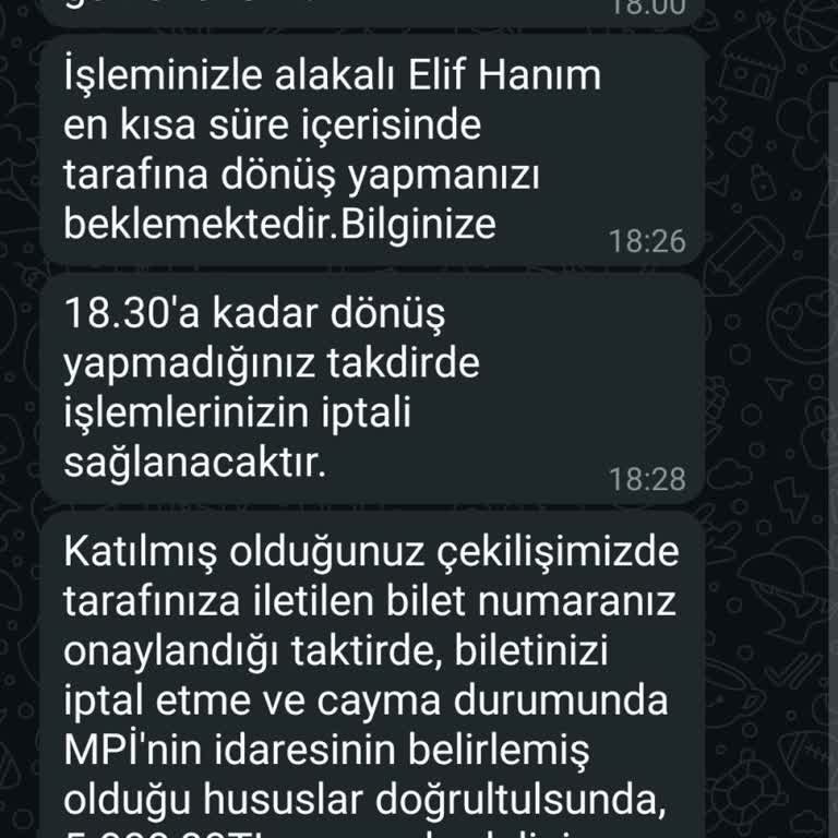 Kazandınız Denilerek Para Talep Eden Aramalar Ve Tehditkar Mesajlar
