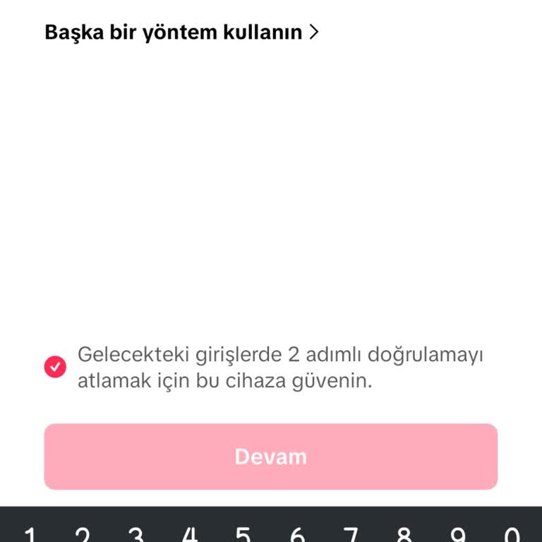 TikTok Hesabıma Doğrulama Kodu Gelmiyor, Giriş Yapamıyorum
