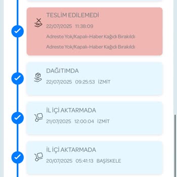 PTT Tarafından Teslim Edilmeyen Kargom İçin Çözüm Sunulmuyor