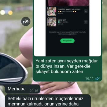 Eksik Ve Kullanılmış Ürünlerle Gelen Siparişe Çözüm Bekliyorum