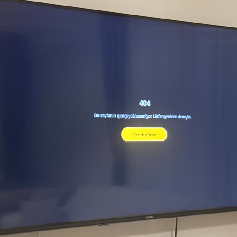 Vestel Akıllı TVde Exxen Uygulaması 404 Hatası Ve Giriş Sorunu