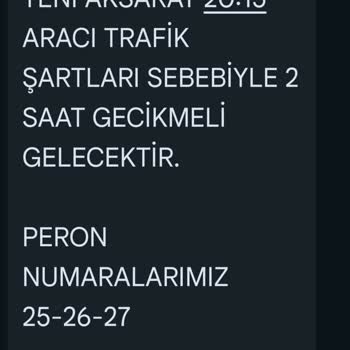 Otobüs Rötarı Ve İlgisiz Müşteri Hizmetleri Nedeniyle Mağduriyet