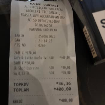 Kahve Dünyası'nda Yavaş Ve Saygısız Hizmetle Karşılaştım