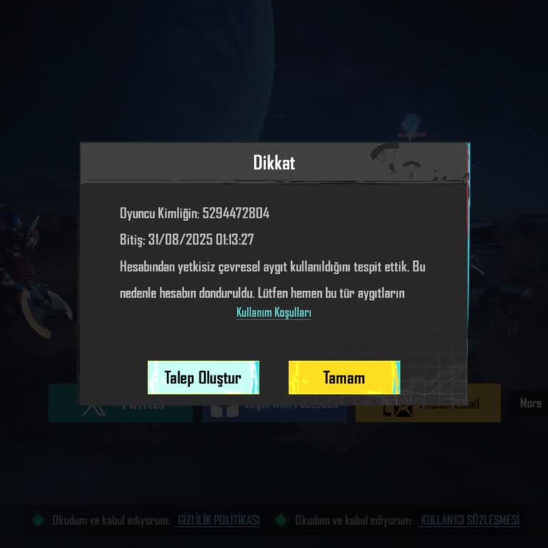 PUBG Mobile'da Haksız Ban Ve Yetersiz Müşteri Hizmeti Nedeniyle Mağduriyet