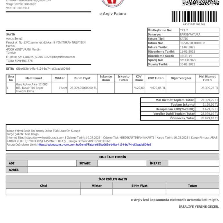 Yeni Alınan Klimadan Küf Kokusu Ve Servis İlgisizliği