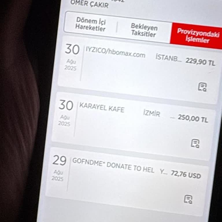 Hesabım Olmadan Kredi Kartımdan İzinsiz Para Çekildi