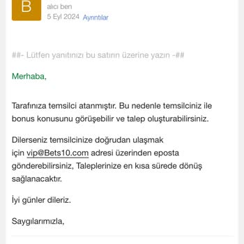 VIP Müşteri Statüm Ve Bonus Haklarım Gerekçesiz Olarak Kaldırıldı