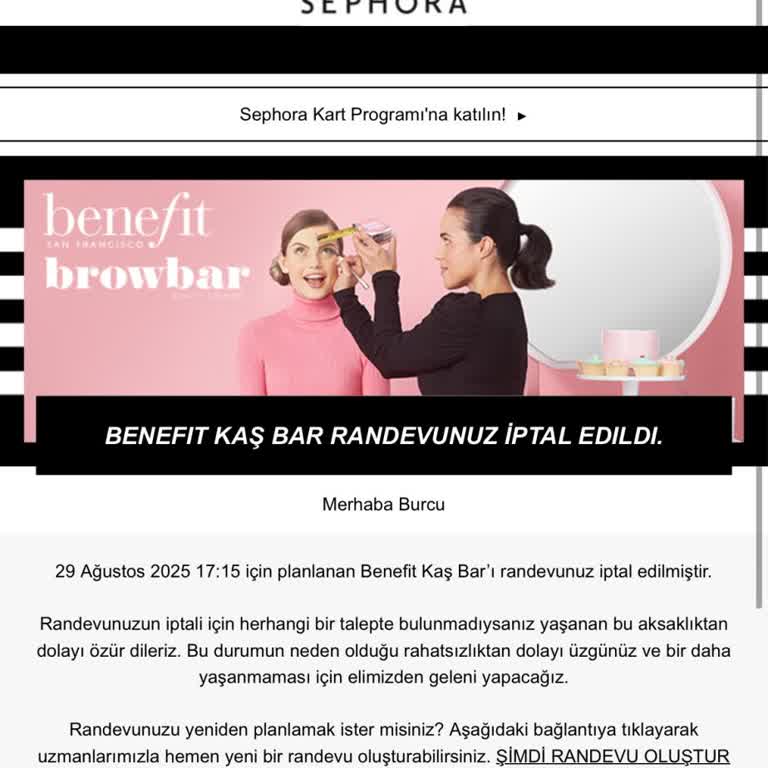 Randevum Sebepsizce İptal Edildi, Mağazaya Ulaşamıyorum Ve Mağdur Oldum