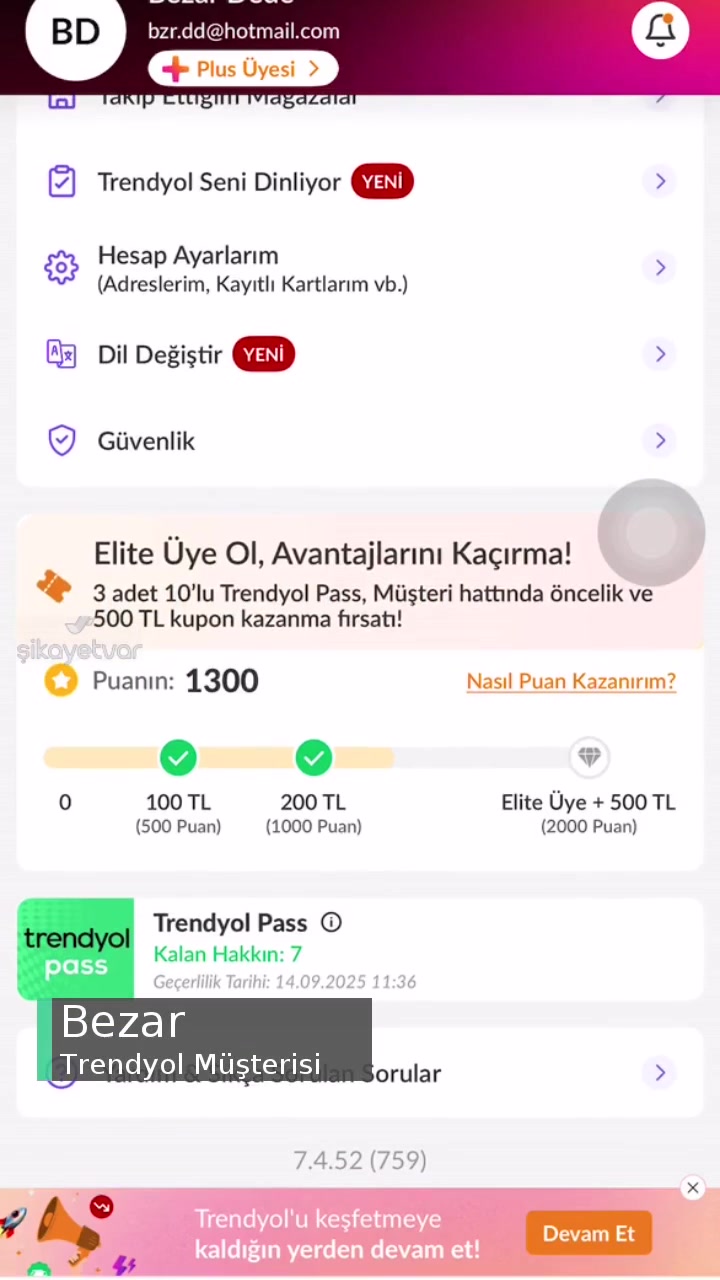 Trendyol Plus Kargo Hakkı Yok! videonun kapak resmi