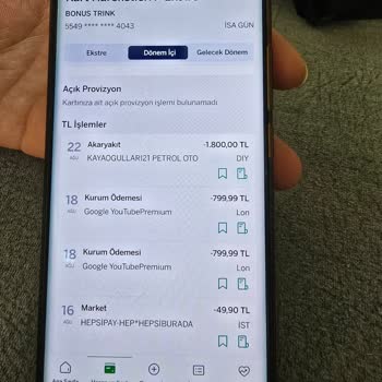 İzinsiz Google Youtube.com Premium Çekimi Ve Para İadesi Talebi