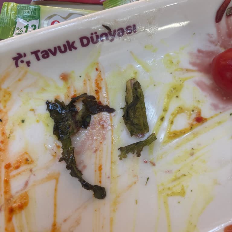 Tavuk Dünyası'nda Yetersiz Porsiyon Ve Taze Olmayan Salata, Çözüm Sunulmadı