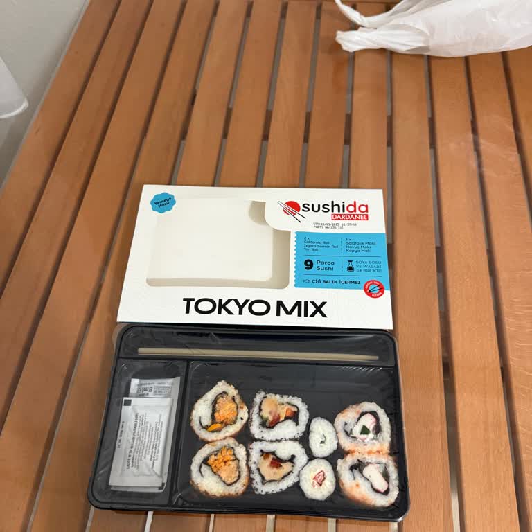 Dardanel Tokyo Mix Sushi Kutusundan Eksik Ürün Çıktı