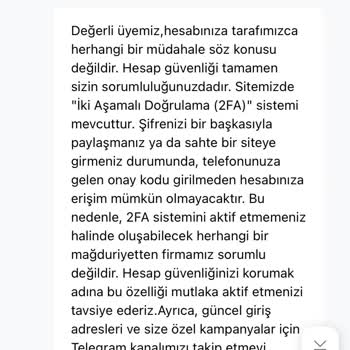 Hiçbir Gerekçe Olmadan Hesap Bakiyem Sıfırlandı