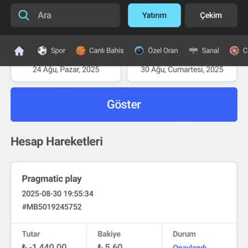 Hiçbir Gerekçe Olmadan Hesap Bakiyem Sıfırlandı