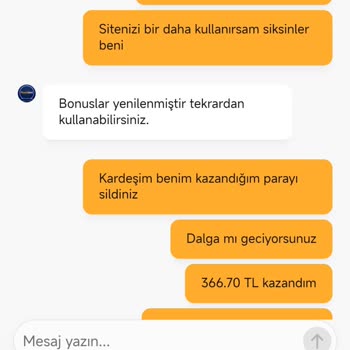 Kazandığım Bonus Hiçbir Gerekçe Olmadan Hesabımdan Silindi, Müşteri Hizmeti İlgisizdi