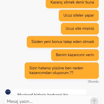Kazandığım Bonus Hiçbir Gerekçe Olmadan Hesabımdan Silindi, Müşteri Hizmeti İlgisizdi