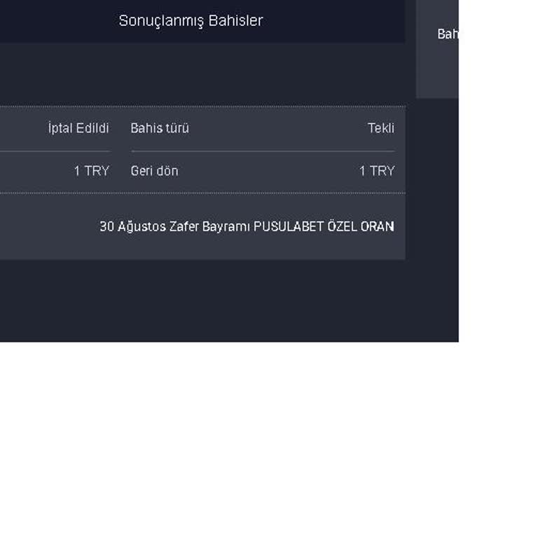 Pusulabet Kazanan Kuponum Açıklamasız İptal Edildi