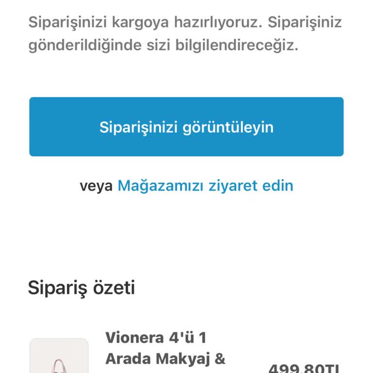 Sipariş Verildi Ürün Gelmedi İletişim Sağlanamıyor Param İade Edilmiyor