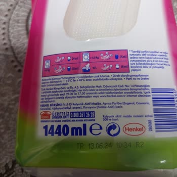 Yumuşatıcı Ürününde Koku Sorunu ve İade Talebi