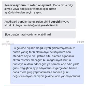 Agoda.com Tarihte Değişiklik Ve İptal Sorunu