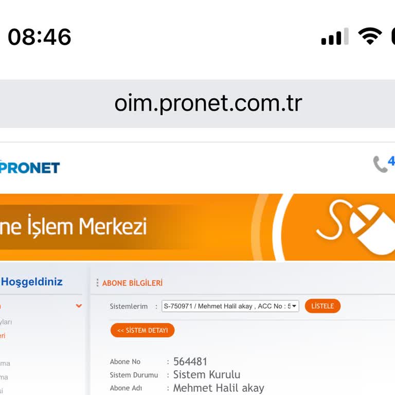 Pronet İptal Sürecinde Ulaşılamayan Müşteri Hizmetleri Ve Cihazın Alınmaması
