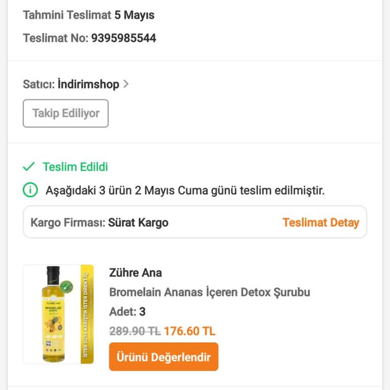 Kötü Koku Ve Sağlık Sorunları Yaşadığım Bromelain Ürünü İçin İade Talebim