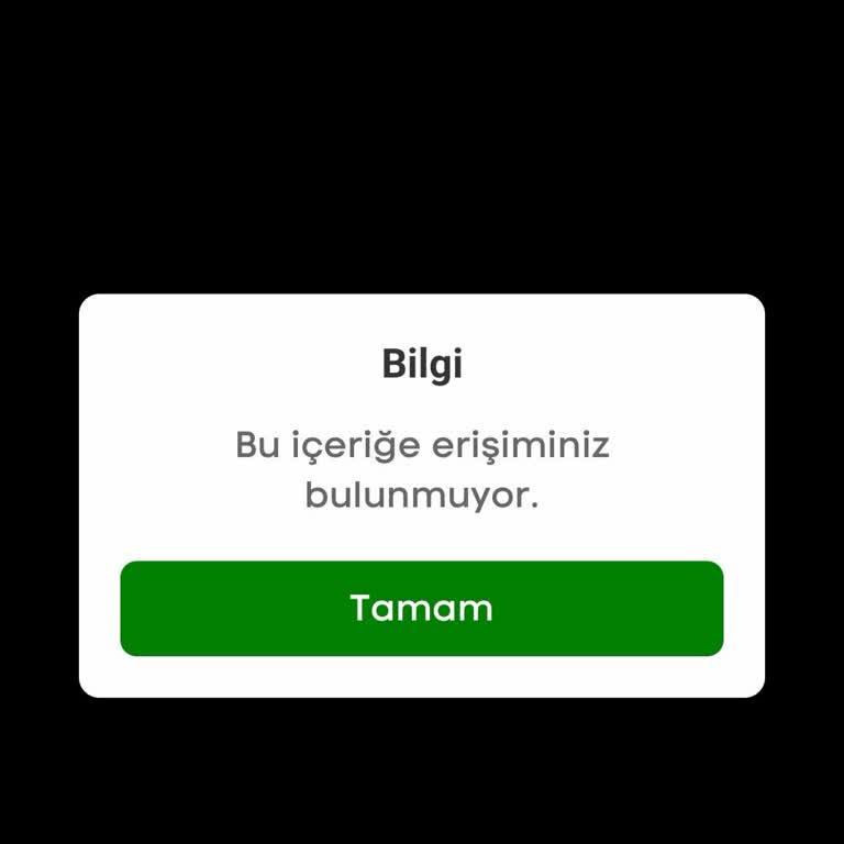 Satın Aldığım İçeriğe Erişemiyorum, Sürekli Hata Alıyorum