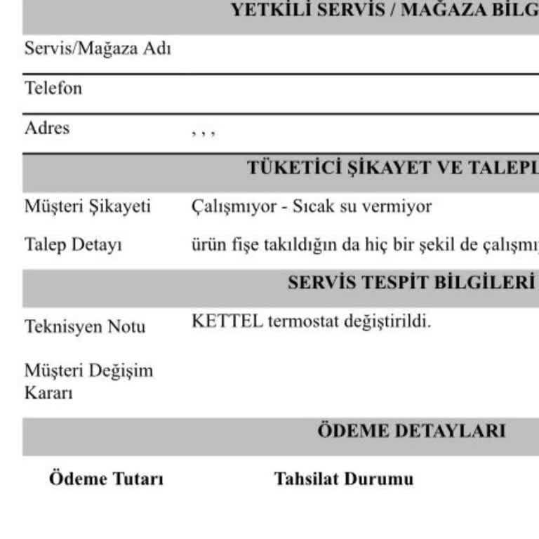 Karaca Çaycı Ürünü Arızası Ve Eşdeğer Değişim Sorunu: Mağdur Edildim