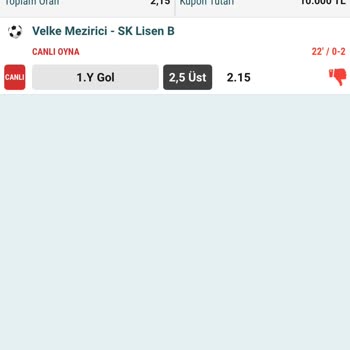 Nesine Yanlış Skor Bilgisi Nedeniyle Kuponumda Maddi Kayıp Yaşadım