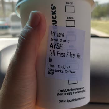 Starbucks'tan Aldığımız Kahveler Hayal Kırıklığı Yarattı