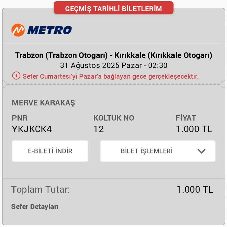 Yanlış Koltuk Satışı Ve Otogardan Uzakta İndirilme Nedeniyle Yaşanan Mağduriyet