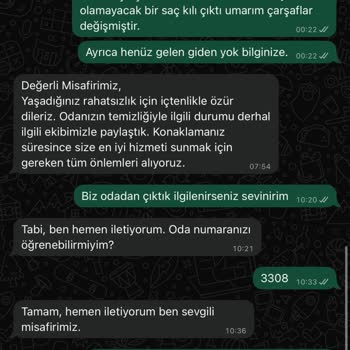 Oda Temizliği Ve Hizmet Sorunları Nedeniyle Mağduriyet, Ücret İadesi Yapılmıyor