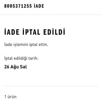 Adidas Uygulamasından Alınan Ayakkabının İadesi Ve Para İadesi Sorunu