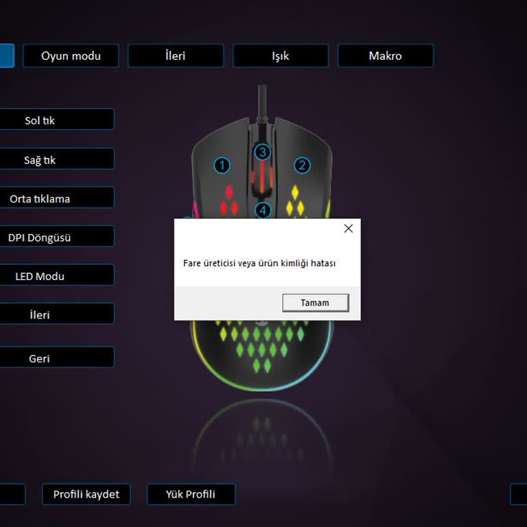Everest Metafor Mouse Yazılım Hatası Nedeniyle Ayar Yapılamıyor