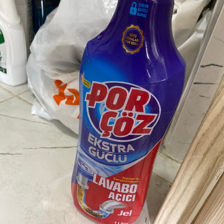Porçöz Lavabo Açıcı Hem Sızdırdı Hem De Etkisiz Kaldı
