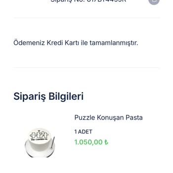 Yanlış Pasta Teslimatı Ve Yetersiz Çözüm: Para İadesi Talebim Karşılanmadı