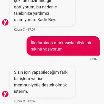 Eksik Malzemeli Pizza Ve İlgisiz Müşteri Hizmetleri Mağduriyeti