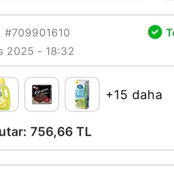 Migros Sanal Market Siparişimde 14 Ürün Eksik Ve Ücret İadesi Yapılmıyor