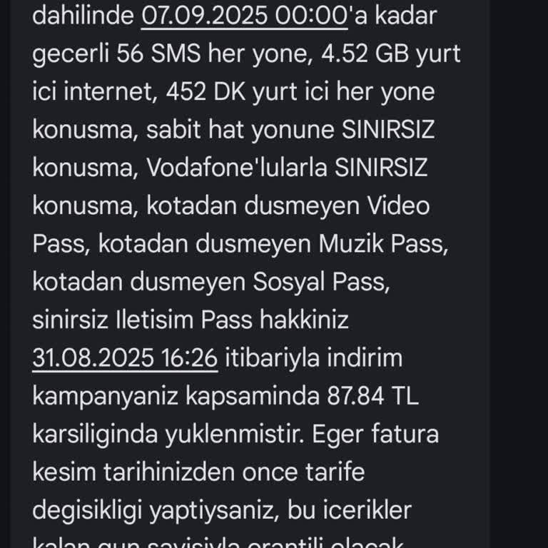 Yanlış Pakete Taahhüt Yapıldı Düzeltme Talep Ediyorum