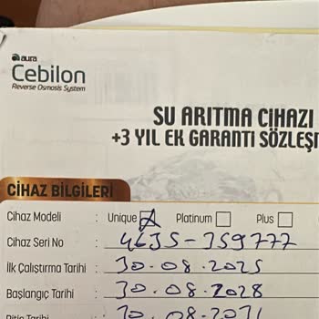 Kurulum Sonrası Arızalı Su Arıtma Cihazı Ve Servis Kaynaklı Mutfak Dolabı Hasarı
