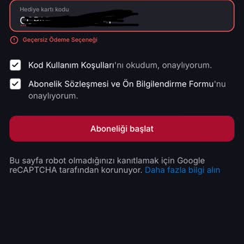Hediye Kodu Kullanılamıyor, Müşteri Hizmetlerinden Yanıt Alamıyorum