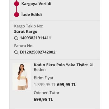 Teslim Edilmeyen Kargo Bilgilendirme Yapılmadan İade Edildi