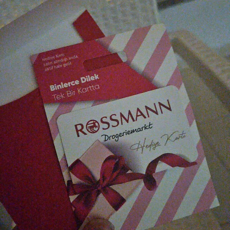 Rossmann Hediye Kartı Mağazada Ve Online Olarak Kullanılamıyor