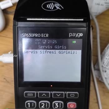 Paygo Pos Cihazım Servis Şifresi İstiyor