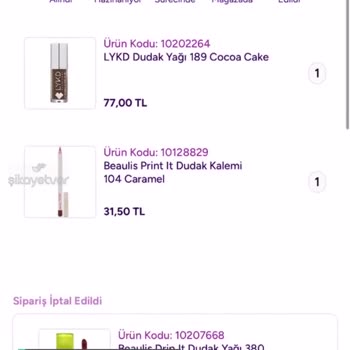 Gratis Siparişi Gecikmesi Ve Aksiyon Alınmaması