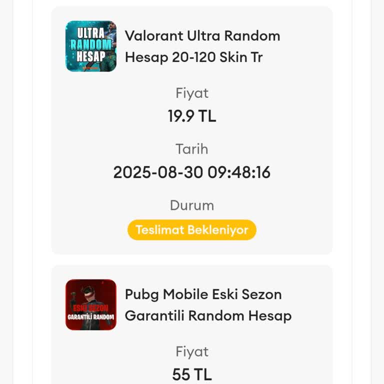 Ödemesi Yapılan Random Hesabım Teslim Edilmedi, Destek Ekibi Yanıtsız Kaldı