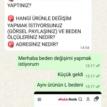 Yanlış Beden Gönderildi Kargo Ücreti Bana Yansıtıldı Çözüm Sunulmuyor