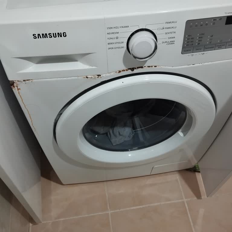 Samsung Çamaşır Makinesinde 3 Yıl Sonra Paslanma Sorunu Yaşadım